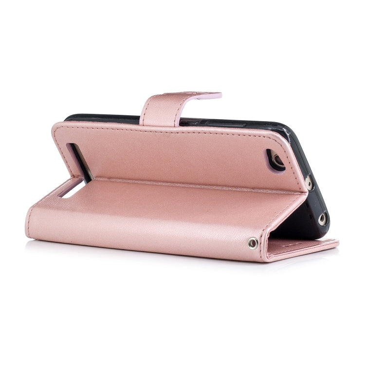 Plum Blossom Pattern Diamond Encrusted Leather Case for Xiaomi Redmi 5A , with Holder & Card Slots