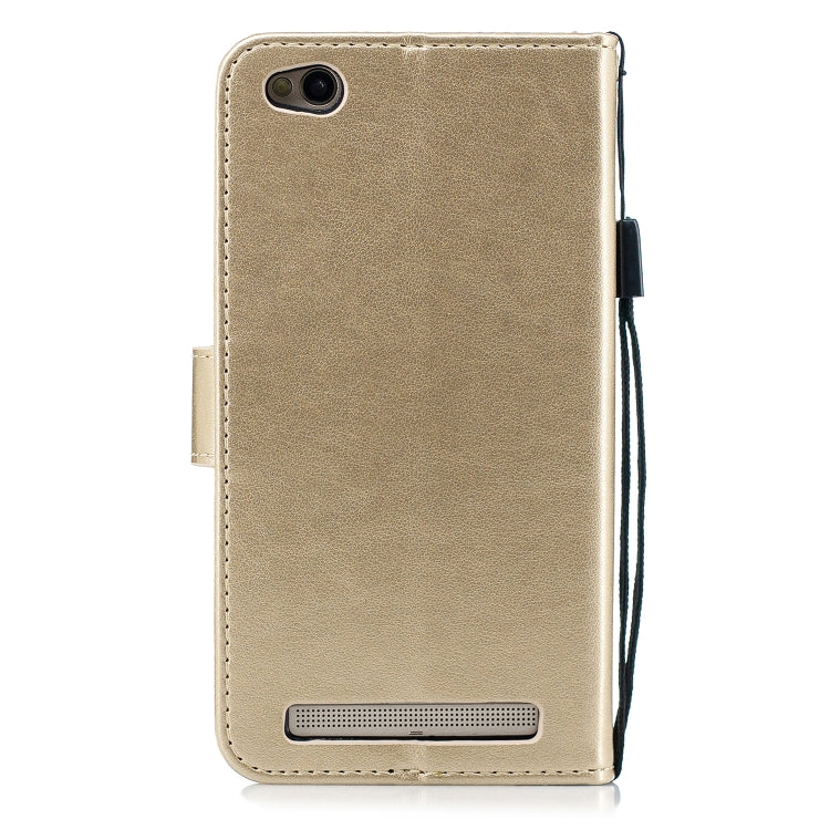 Plum Blossom Pattern Diamond Encrusted Leather Case for Xiaomi Redmi 5A , with Holder & Card Slots