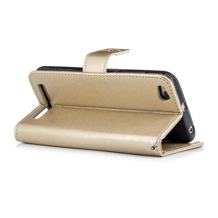 Plum Blossom Pattern Diamond Encrusted Leather Case for Xiaomi Redmi 5A , with Holder & Card Slots