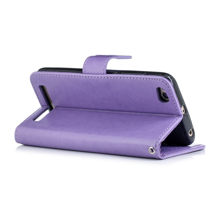 Plum Blossom Pattern Diamond Encrusted Leather Case for Xiaomi Redmi 5A , with Holder & Card Slots