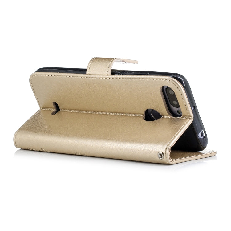 Plum Blossom Pattern Diamond Encrusted Leather Case for Xiaomi Redmi 6 ,with Holder & Card Slots