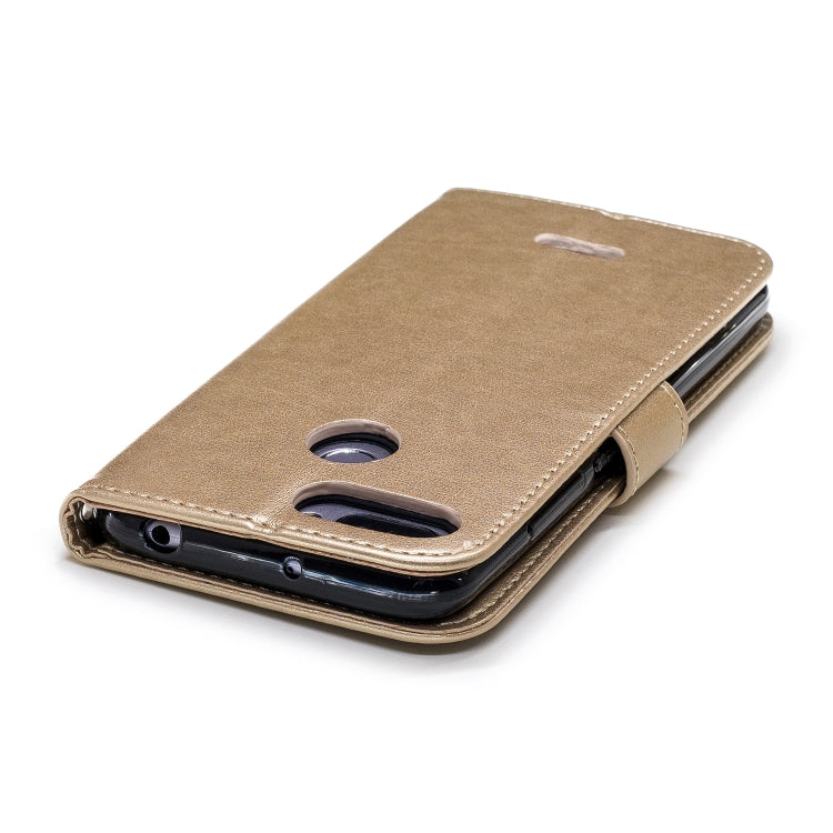 Plum Blossom Pattern Diamond Encrusted Leather Case for Xiaomi Redmi 6 ,with Holder & Card Slots