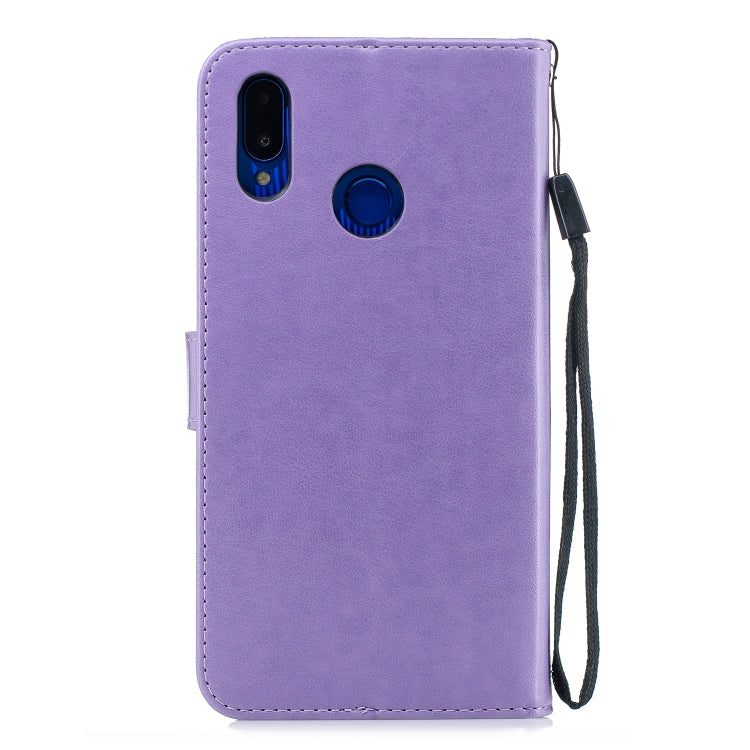 Plum Blossom Pattern Diamond Encrusted Leather Case for HUAWEI Nova3 ,with Holder & Card Slots