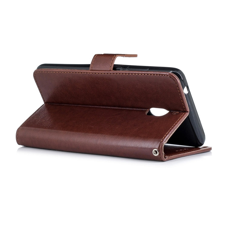 Plum Blossom Pattern Diamond Encrusted Leather Case for Nokia 2.1 ,with Holder & Card Slots