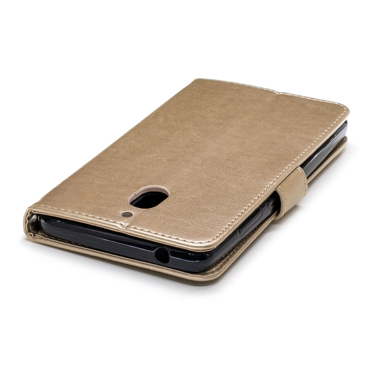 Plum Blossom Pattern Diamond Encrusted Leather Case for Nokia 2.1 ,with Holder & Card Slots