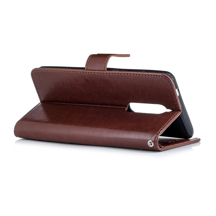 Plum Blossom Pattern Diamond Encrusted Leather Case for Nokia 5.1 ,with Holder & Card Slots