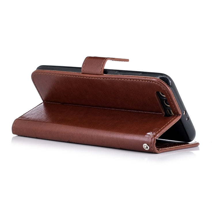 Plum Blossom Pattern Diamond Encrusted Leather Case for Huawei Honor 9 , with Holder & Card Slots