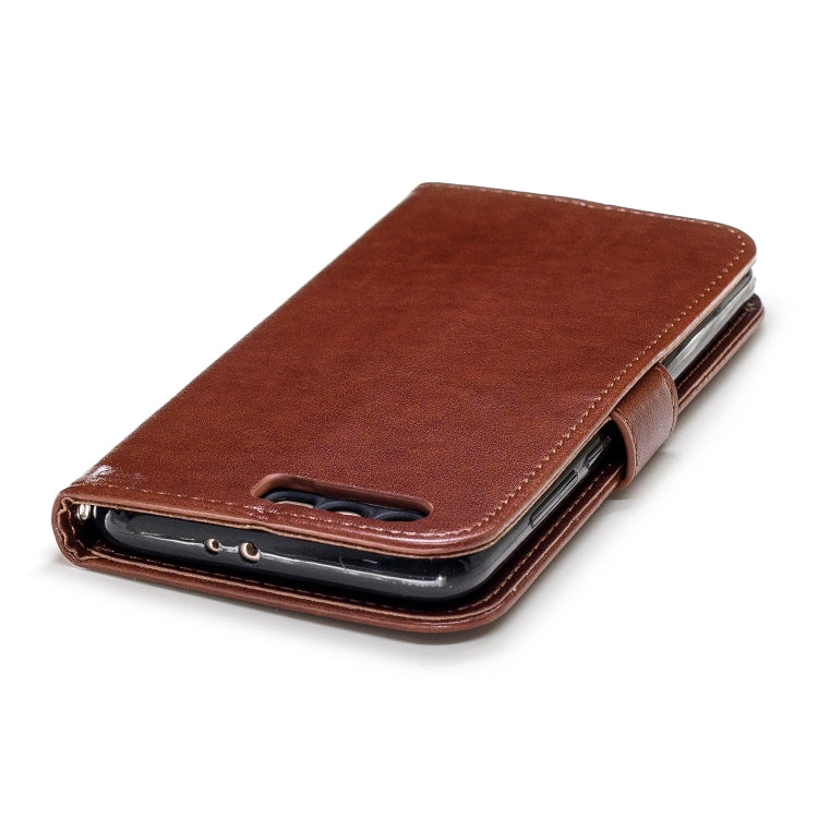 Plum Blossom Pattern Diamond Encrusted Leather Case for Huawei Honor 9 , with Holder & Card Slots