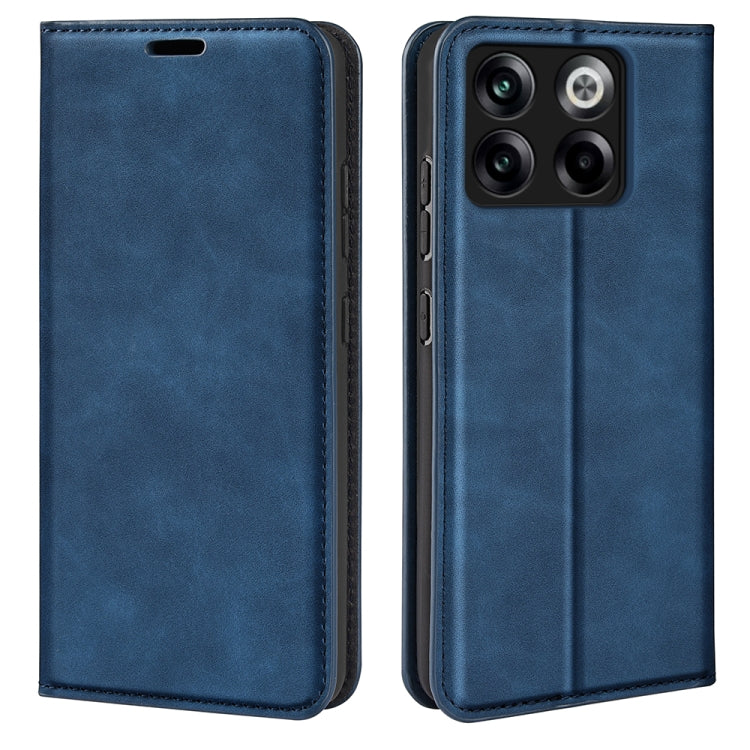 For OnePlus Ace Pro Retro-skin Magnetic Suction Leather Phone Case