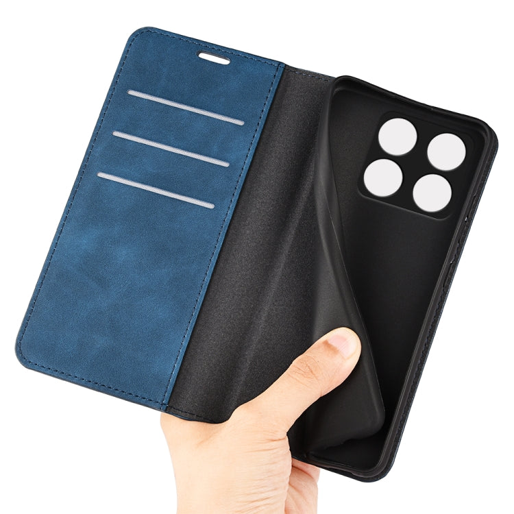 For OnePlus Ace Pro Retro-skin Magnetic Suction Leather Phone Case