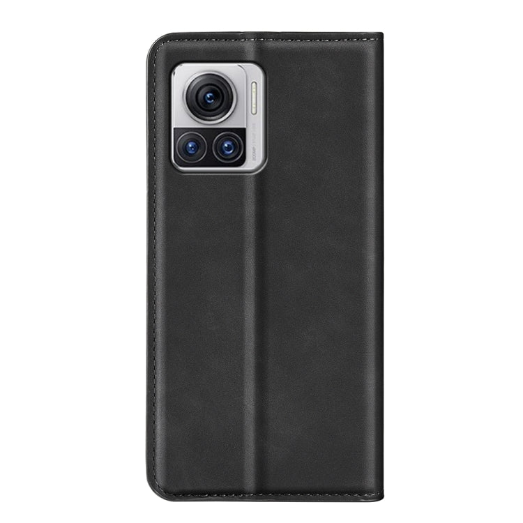 For Motorola Moto X30 Pro Retro-skin Magnetic Suction Leather Phone Case