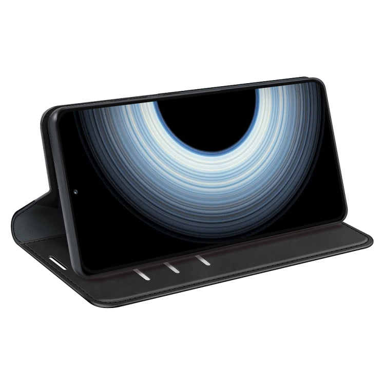 For Xiaomi 12T / 12T Pro / Redmi K50 Ultra Retro-skin Magnetic Suction Leather Phone Case