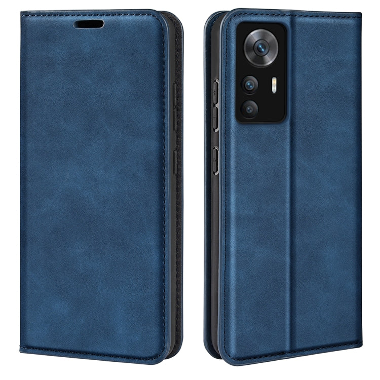 For Xiaomi 12T / 12T Pro / Redmi K50 Ultra Retro-skin Magnetic Suction Leather Phone Case