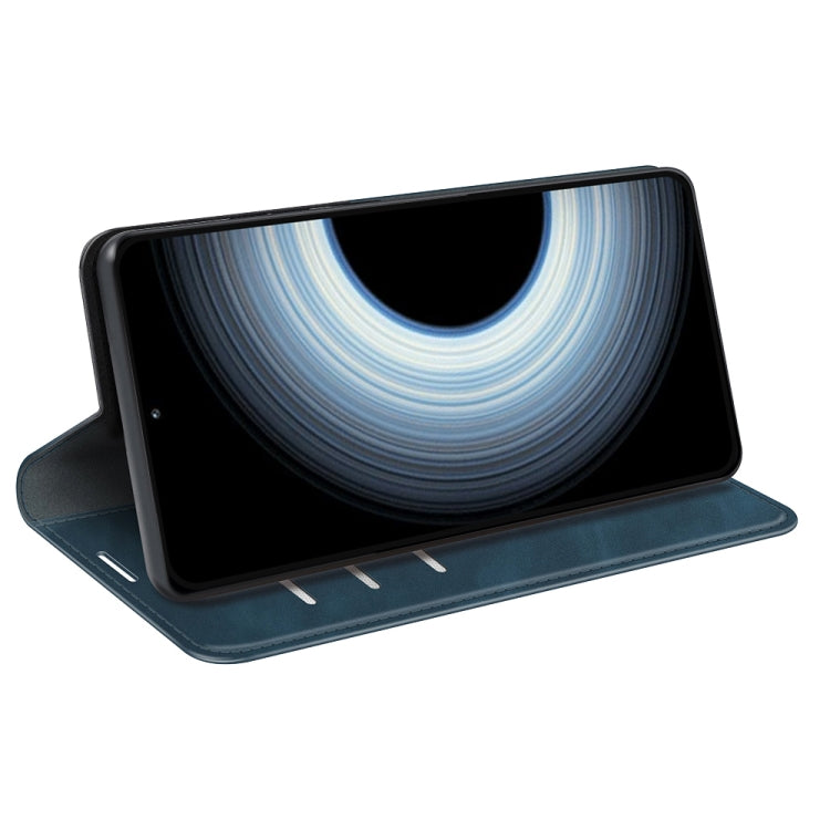 For Xiaomi 12T / 12T Pro / Redmi K50 Ultra Retro-skin Magnetic Suction Leather Phone Case