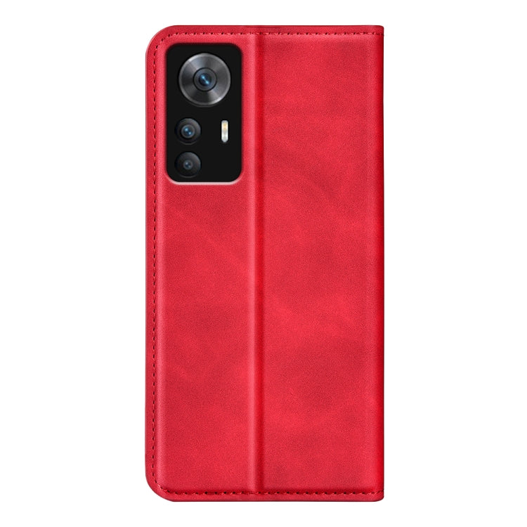 For Xiaomi 12T / 12T Pro / Redmi K50 Ultra Retro-skin Magnetic Suction Leather Phone Case