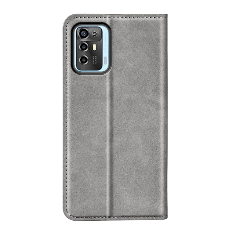 For ZTE Blade A72 5G Retro-skin Magnetic Suction Leather Phone Case