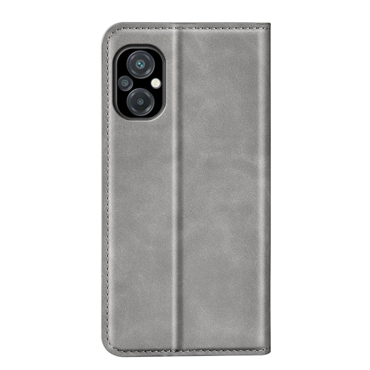 For Xiaomi Poco M5 4G Retro-skin Magnetic Suction Leather Phone Case