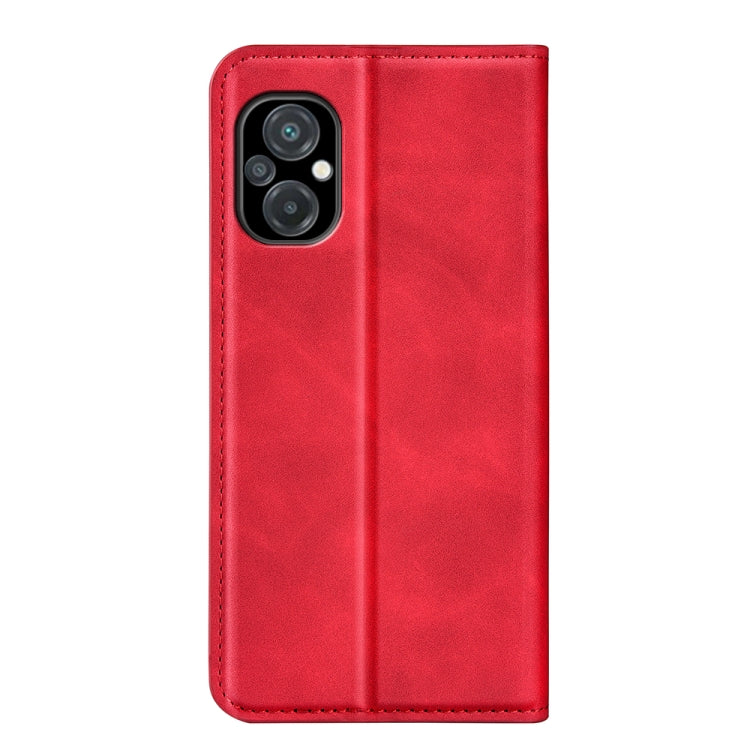 For Xiaomi Poco M5 4G Retro-skin Magnetic Suction Leather Phone Case