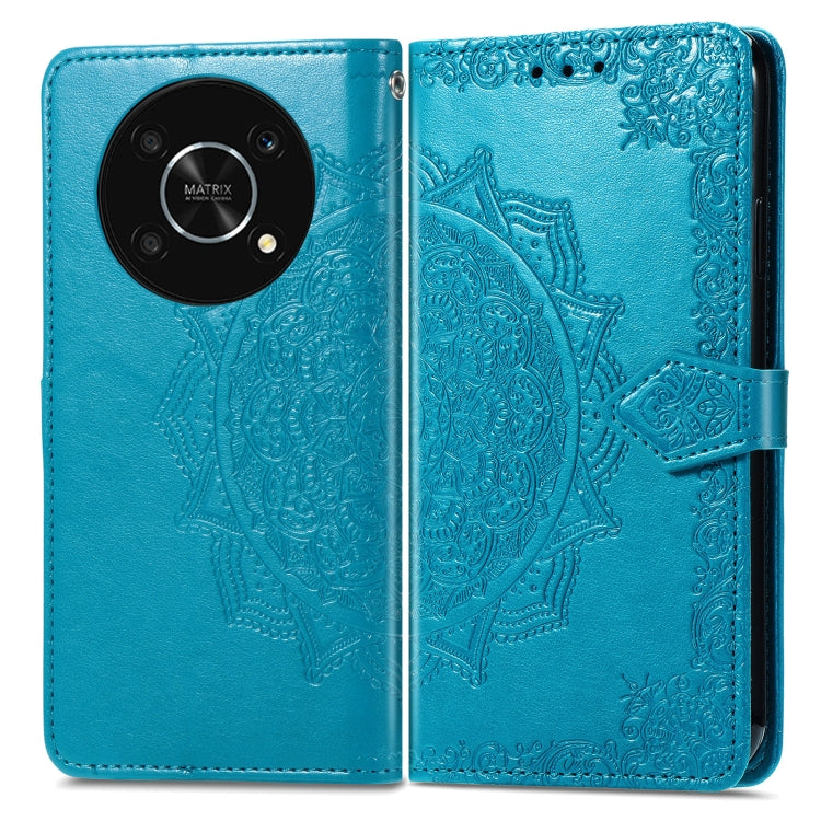 For Huawei Nova Y90 Mandala Flower Embossed Leather Phone Case