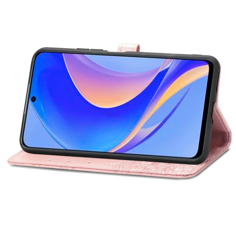 For Huawei Nova Y90 Mandala Flower Embossed Leather Phone Case