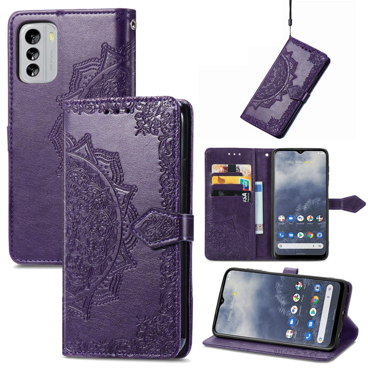 For Nokia G60 Mandala Flower Embossed Leather Phone Case