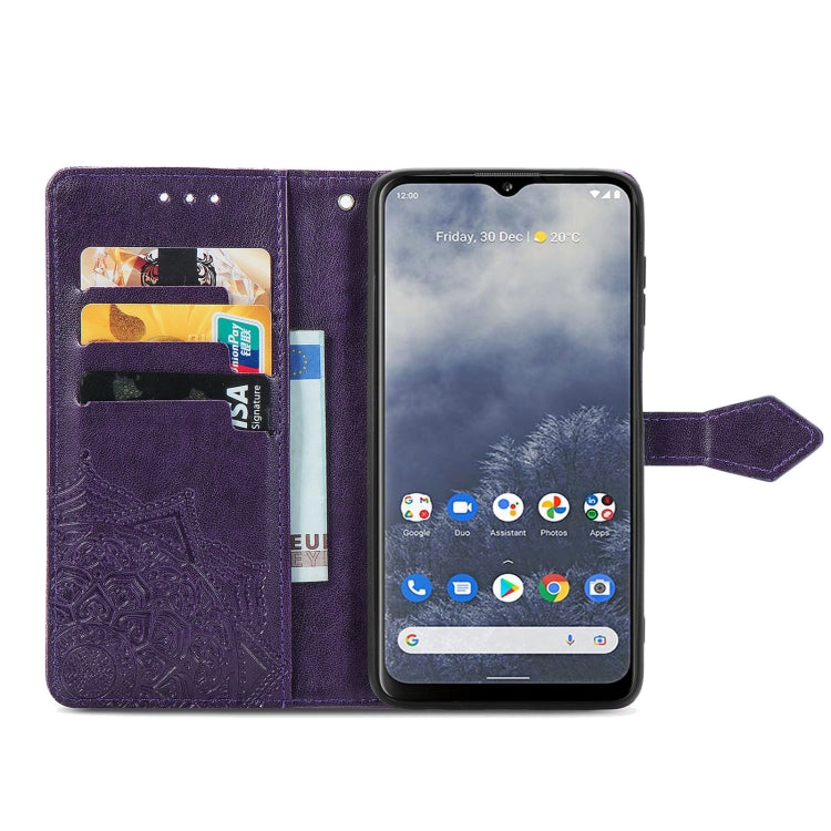 For Nokia G60 Mandala Flower Embossed Leather Phone Case