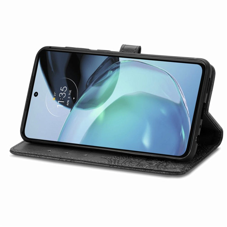 For Motorola Moto G72 Mandala Flower Embossed Leather Phone Case