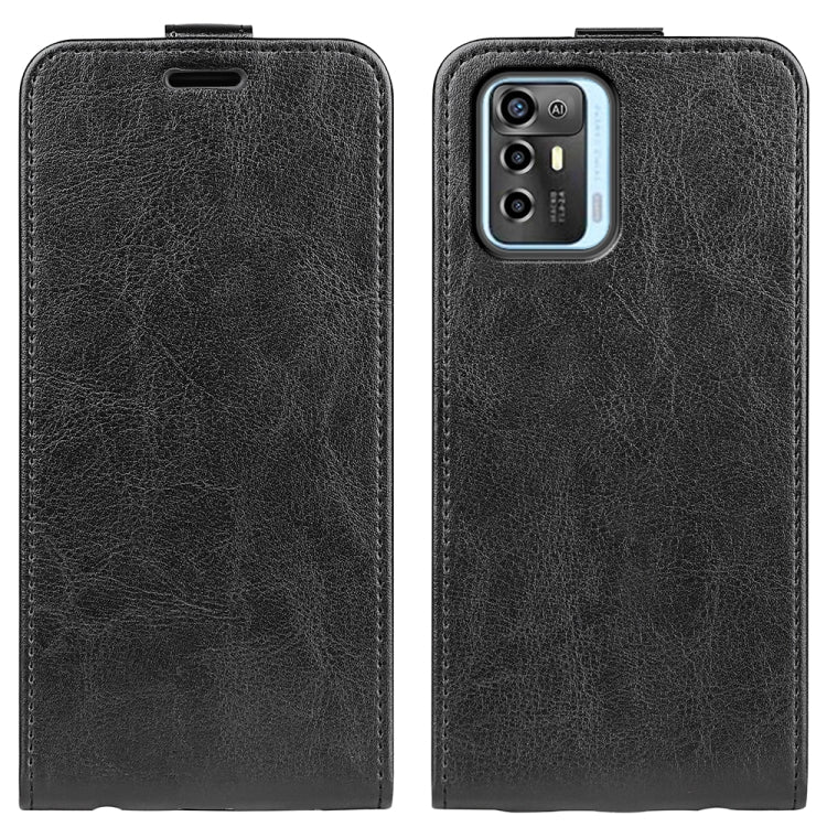 For ZTE Blade A72 5G R64 Texture Vertical Flip Leather Phone Case