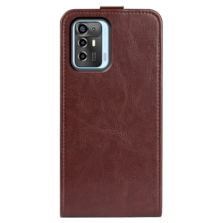 For ZTE Blade A72 5G R64 Texture Vertical Flip Leather Phone Case