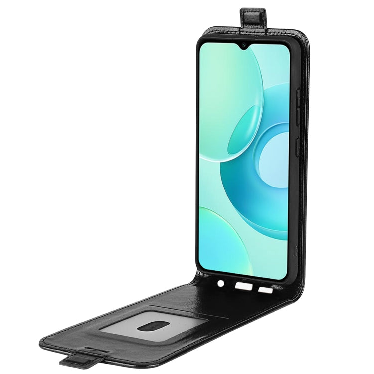 For Wiko T10 R64 Texture Vertical Flip Leather Phone Case