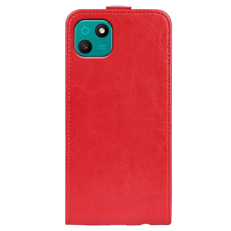 For Wiko T10 R64 Texture Vertical Flip Leather Phone Case