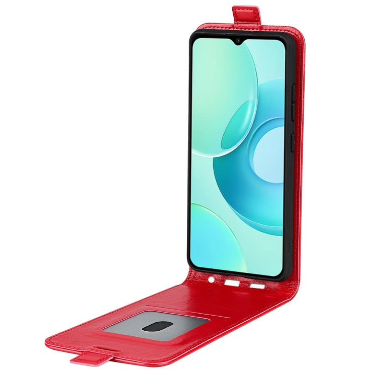 For Wiko T10 R64 Texture Vertical Flip Leather Phone Case