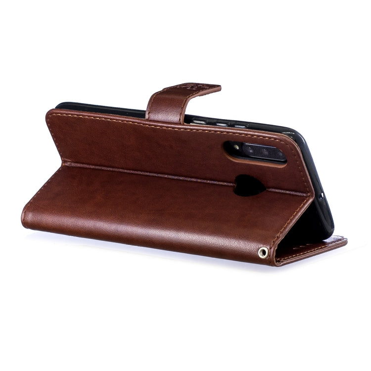 Plum Blossom Pattern Diamond Encrusted Leather Case for Huawei P30 Lite , with Holder & Card Slots