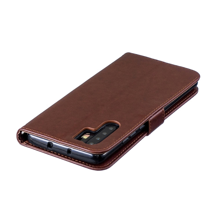 Plum Blossom Pattern Diamond Encrusted Leather Case for Huawei P30 Pro , with Holder & Card Slots