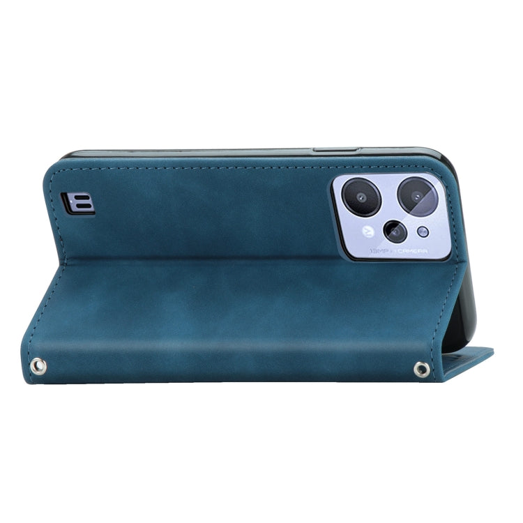 For Realme C31 Retro Skin Feel Magnetic Flip Leather Phone Case