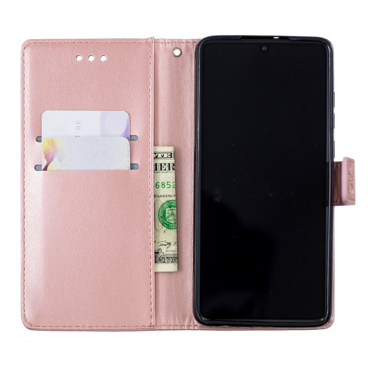Plum Blossom Pattern Diamond Encrusted Leather Case for Huawei P30 , with Holder & Card Slots
