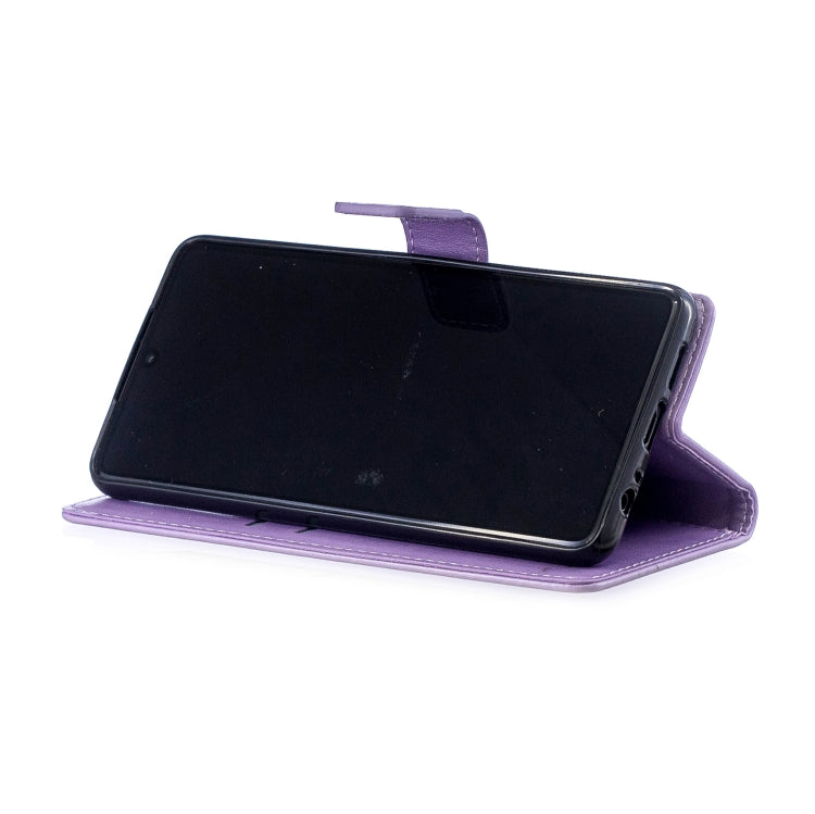 Plum Blossom Pattern Diamond Encrusted Leather Case for Huawei P30 , with Holder & Card Slots