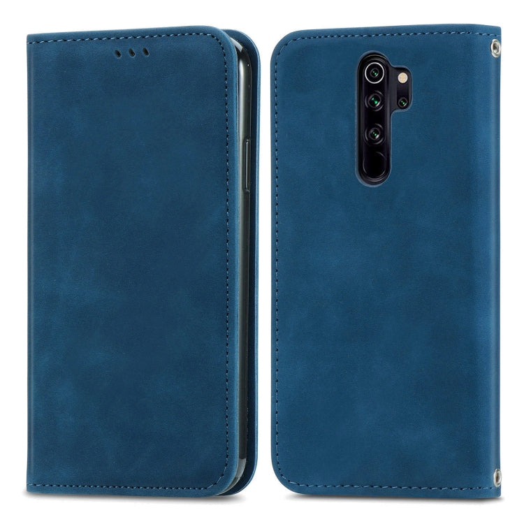 For Xiaomi Redmi Note 8 Pro Retro Skin Feel Magnetic Leather Phone Case