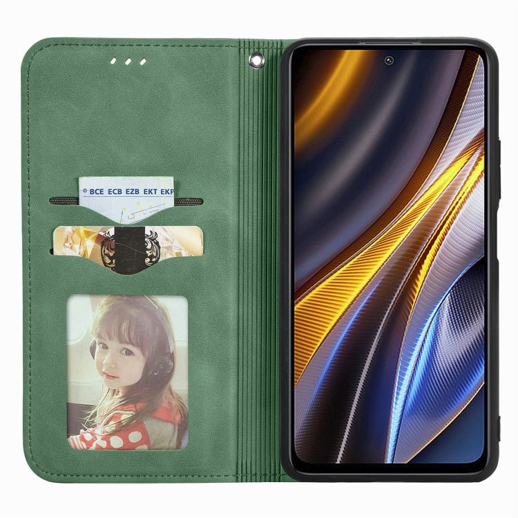 For Xiaomi Redmi Note 11T Pro / Poco X4 GT Retro Skin Feel Magnetic Leather Phone Case