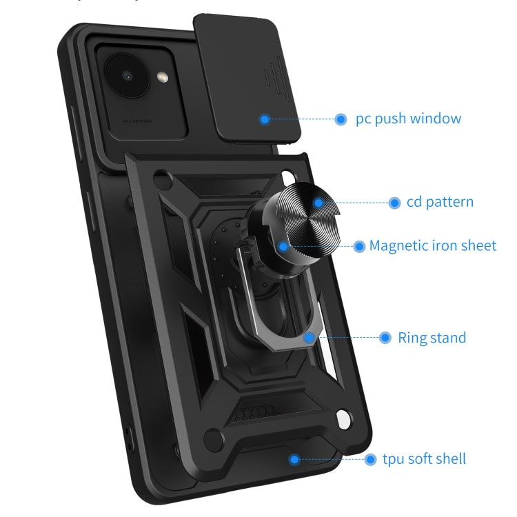 For Realme C30 4G India / Narzo 50i Prime Sliding Camera Cover Design Phone Case