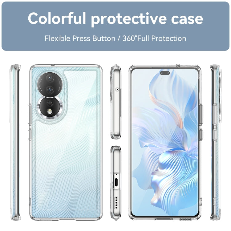 For Honor 80 Colorful Series Acrylic + TPU Phone Case