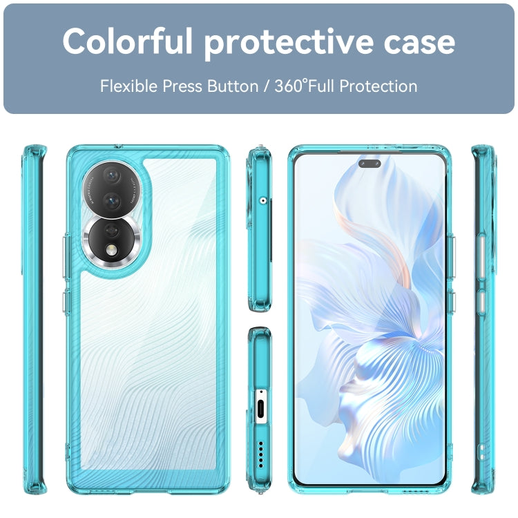 For Honor 80 Colorful Series Acrylic + TPU Phone Case