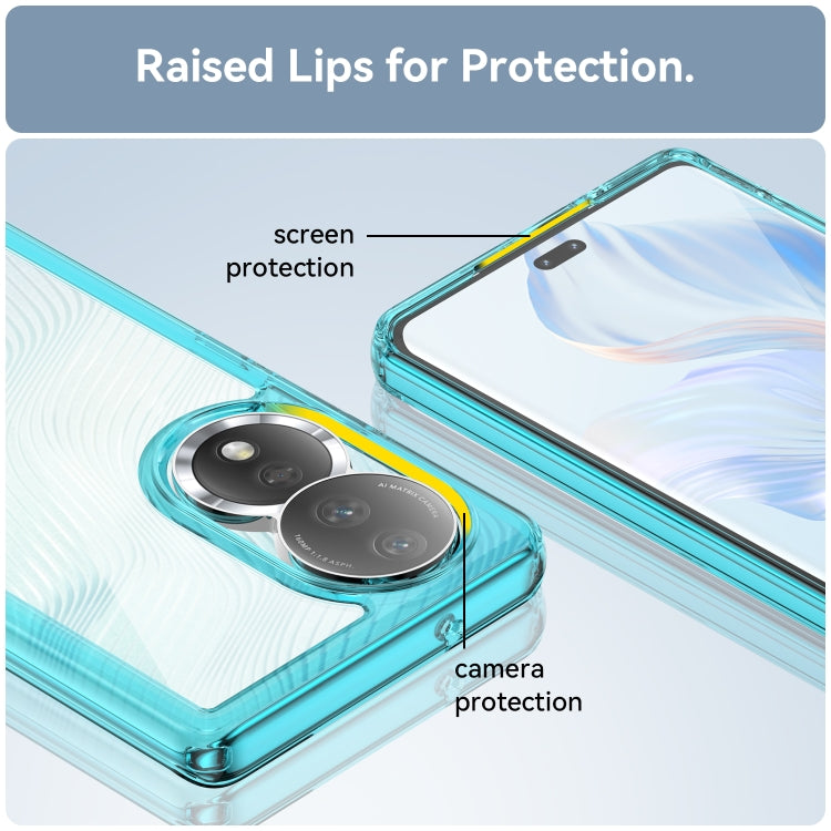 For Honor 80 Colorful Series Acrylic + TPU Phone Case