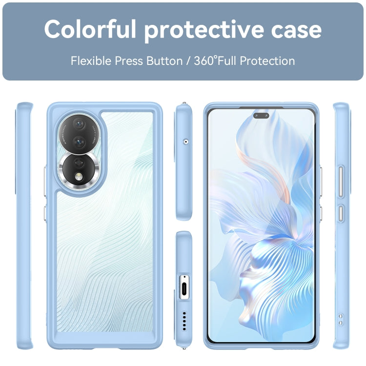 For Honor 80 Colorful Series Acrylic + TPU Phone Case