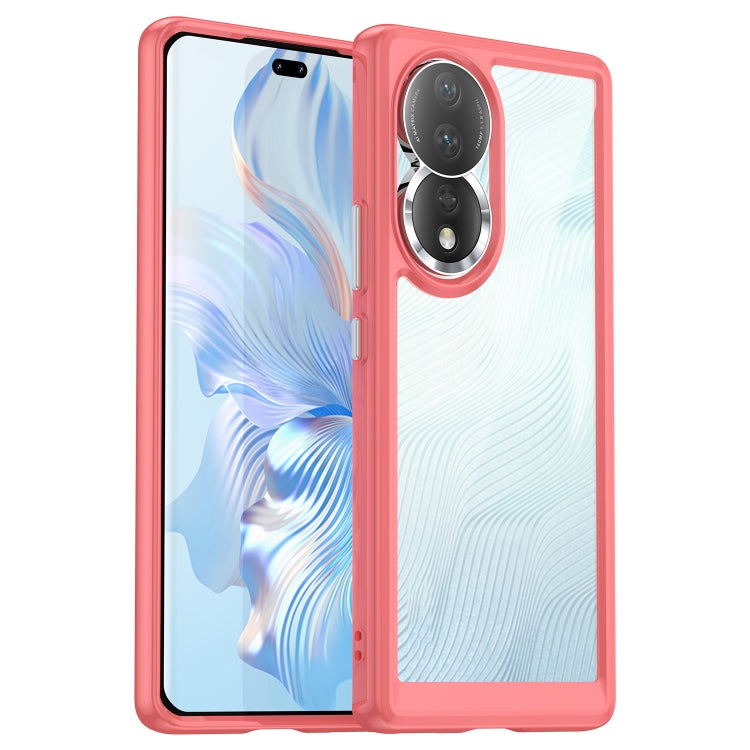 For Honor 80 Colorful Series Acrylic + TPU Phone Case
