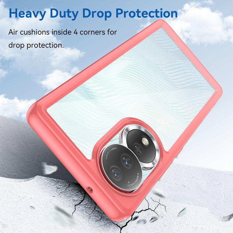 For Honor 80 Colorful Series Acrylic + TPU Phone Case