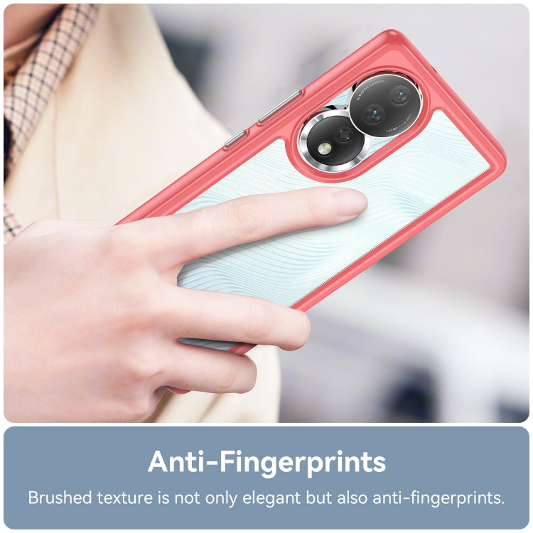 For Honor 80 Colorful Series Acrylic + TPU Phone Case