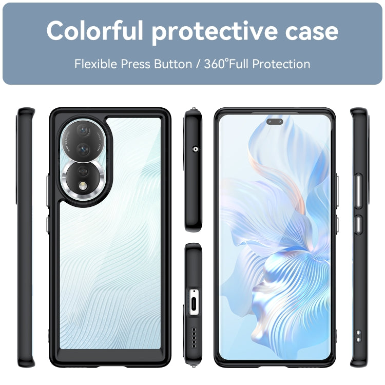 For Honor 80 Colorful Series Acrylic + TPU Phone Case