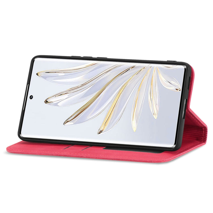 For Honor 70 Retro Skin Feel Magnetic Leather Phone Case