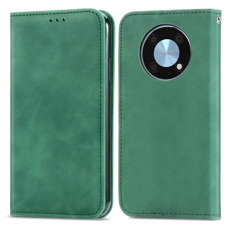 For Huawei Nova Y90 Retro Skin Feel Magnetic Leather Phone Case